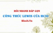 Công thức LEWIS của HClO (Hypochlorous acid)